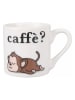 Villa d´Este 6-delige set: espressokoppen wit - 90 ml