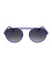Guess Okulary przeciwsłoneczne unisex w kolorze niebieskim
