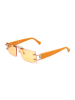 Guess Okulary przeciwsłoneczne unisex w kolorze pomarańczowym