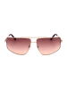 Guess Okulary przeciwsłoneczne unisex w kolorze złoto-fioletowym
