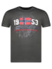 Geographical Norway Shirt "Japigal" in Anthrazit