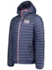 Geographical Norway Doorgestikte jas "Adalmo" donkerblauw