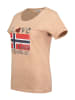 Geographical Norway Koszulka "Jovanotta" w kolorze beżowym