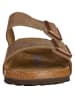 Birkenstock Pantoletten "Arizona" in Hellbraun - Weite N
