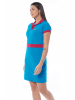 Galvanni Sukienka w kolorze niebiesko-czerwonym