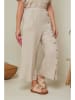 Curvy Lady Leinen-Hose in Beige