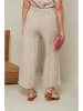 Curvy Lady Leinen-Hose in Beige
