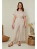 Curvy Lady Leinen-Hose in Beige