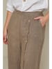 Curvy Lady Leinen-Hose in Taupe