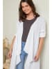 Curvy Lady Linnen cape wit