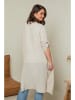 Curvy Lady Leinen-Cape in Beige