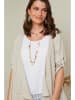 Curvy Lady Linnen cape beige