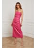 Joséfine Kunstleren jurk "Berty" roze