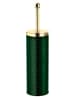 Berlinger Haus Toiletborstelgarnituur groen/goudkleurig - (H)26,7 x Ø 9,5 cm