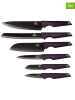 Berlinger Haus 6-częściowy zestaw noży w kolorze fioletowo-czarnym