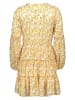 SASSYCLASSY Kleid in Gelb/ Weiß