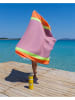 Towel to Go 2in1-Strandtuch und Tasche in Orange/ Rosa - (L)180 x (B)100 cm