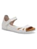 Comfortfusse Leren sandalen wit
