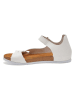 Comfortfusse Leren sandalen wit