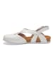 Comfortfusse Leren sandalen wit