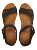 Comfortfusse Skórzane sandały w kolorze antracytowym