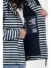 alife and kickin Regenjacke "ElmaAK" in Dunkelblau/ Weiß