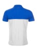 Peak Mountain Koszulka polo "Caloste" w kolorze niebiesko-białym