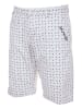 Peak Mountain Bermudas "Ceprint" in Weiß