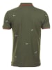 Peak Mountain Koszulka polo "Clamar" w kolorze khaki