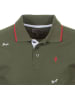 Peak Mountain Koszulka polo "Clamar" w kolorze khaki