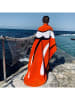 Sunny Life Strandlaken "Rolling Stones" rood - (L)131,5 x (B)150 cm