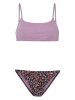 Protest Bikini "Ouesso" w kolorze lawendowym ze wzorem