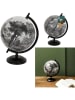Ethnical Life Decoratieve globe "Black forest" zwart/wit - (H)31 x Ø 21 cm