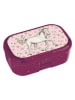 Lutz Mauder Mini-Brotdose "Pferde" in Violett - (L)10,5 x (B)6,6 x (H)4,2 cm
