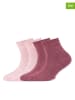 s.Oliver 4er-Set: Socken in Rosa/ Bordeaux