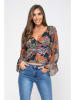 Peace & Love Blouse meerkleurig