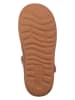 lamino Leren enkelsandalen roze