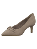 Tamaris Leder-Pumps in Beige 