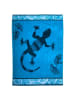 Le Comptoir de la Plage Strandtuch "Kaly" in Blau - (L)180 x (B)140 cm