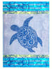 Le Comptoir de la Plage Strandtuch "Mesta - Camada" in Hellblau/ Blau - (L)180 x (B)140 cm