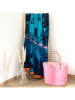 Le Comptoir de la Plage Ręcznik plażowy "Vacancia - Kala" w kolorze niebieskim - 180 x 140 cm