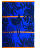Le Comptoir de la Plage Strandtuch "Vacancia - Sunday" in Blau - (L)180 x (B)140 cm