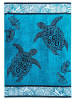 Le Comptoir de la Plage Strandtuch "Bora Bora - Mallorca" in Hellblau - (L)180 x (B)140 cm