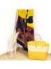 Le Comptoir de la Plage Strandtuch "Aventura - Tribalno" in Beige/ Gelb/ Hellbraun - (L)180 x (B)140 cm