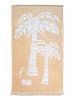 Le Comptoir de la Plage Strandtuch "Deco - Cocobeach" in Orange - (L)170 x (B)90 cm