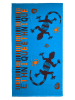 Le Comptoir de la Plage Mikrofaser-Strandtuch "Sabbia - Stazzo" in Blau - (L)170 x (B)90 cm