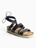 BACKSUN Sandały "Braltar" w kolorze czarnym