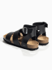 BACKSUN Sandały "Soria" w kolorze czarnym