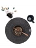 SÖDAHL 2er-Set: Tischsets "It´s all" in Anthrazit - Ø 35 cm