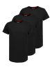 Sublevel 3-delige set: shirts zwart